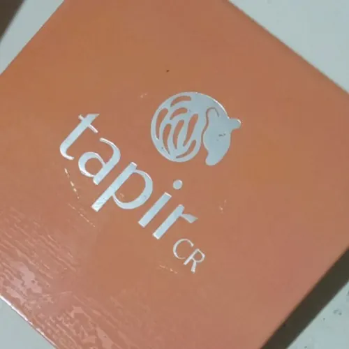 Ejemplo de estampado a calor sobre tapa de agenda