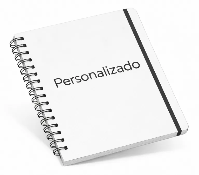 Cuaderno con espiral doble O de medida personalizada